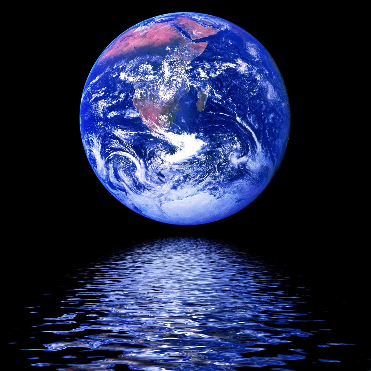 reflections, planet, earth